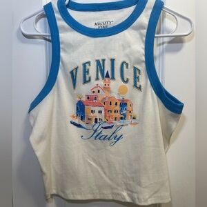 Cotton Venice Italy Graphic Cropped Tank
New WOT
